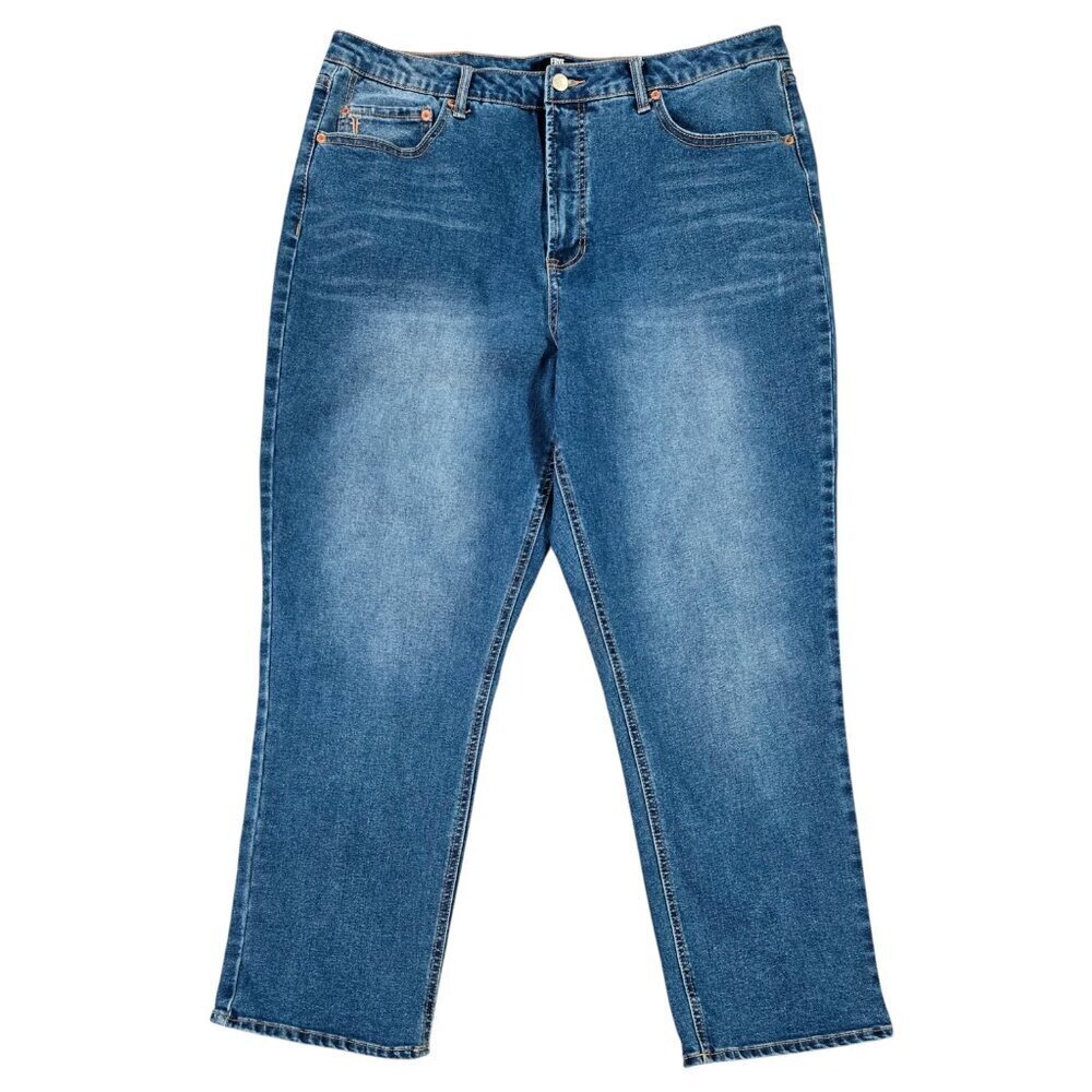 Frye Amari High Rise Medium Wash Straight Leg Ankle Jeans Capsule 1859395